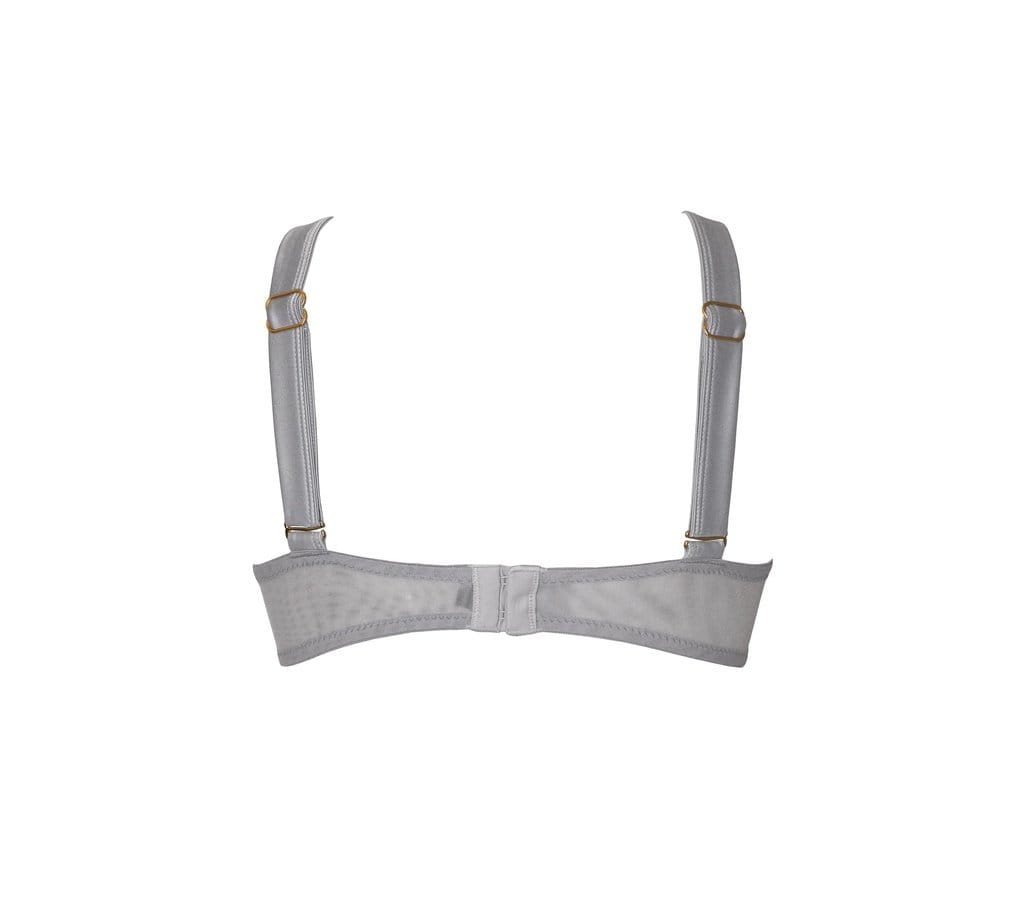 Hamade Activewear Tops Silver Ring Front Strappy Bra