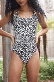 Recycled Kiara Sticky Grip Black Leopard Bodysuit