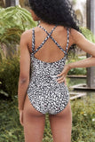 Recycled Kiara Sticky Grip Black Leopard Bodysuit