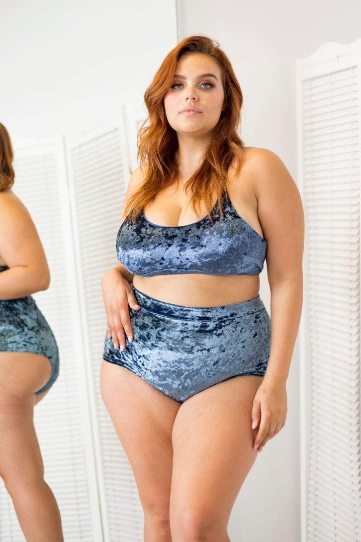 Delphine Top - Gun Metal - XL ONLY