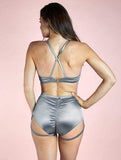Luna Pole Wear Tops Lucia Top Silver