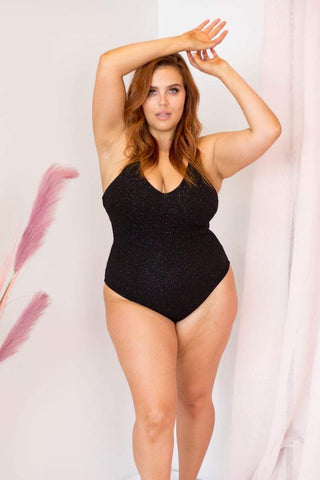 Lunalae Bodysuits Stardust Bodysuit - Black