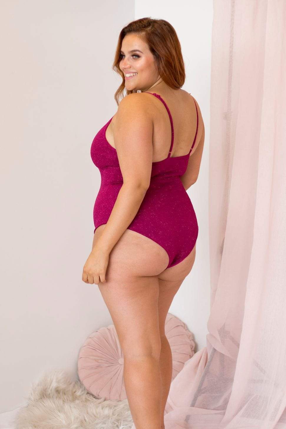 Lunalae Bodysuits Stardust Bodysuit - Pink