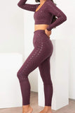 Lunalae Bottoms Sticky Grip Leggings Recycled Mulberry