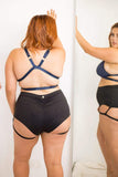 Lunalae Shorts Lure You High Waisted Garter Shorts