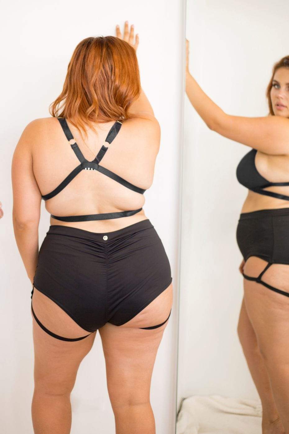 Lunalae Shorts Lure You High Waisted Garter Shorts