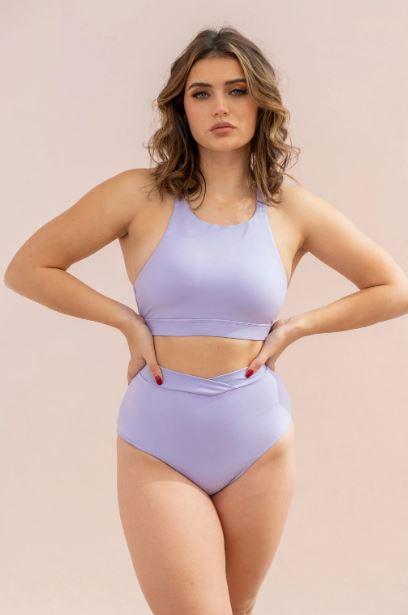 Lunalae Tops Aria Top Recycled - Lilac
