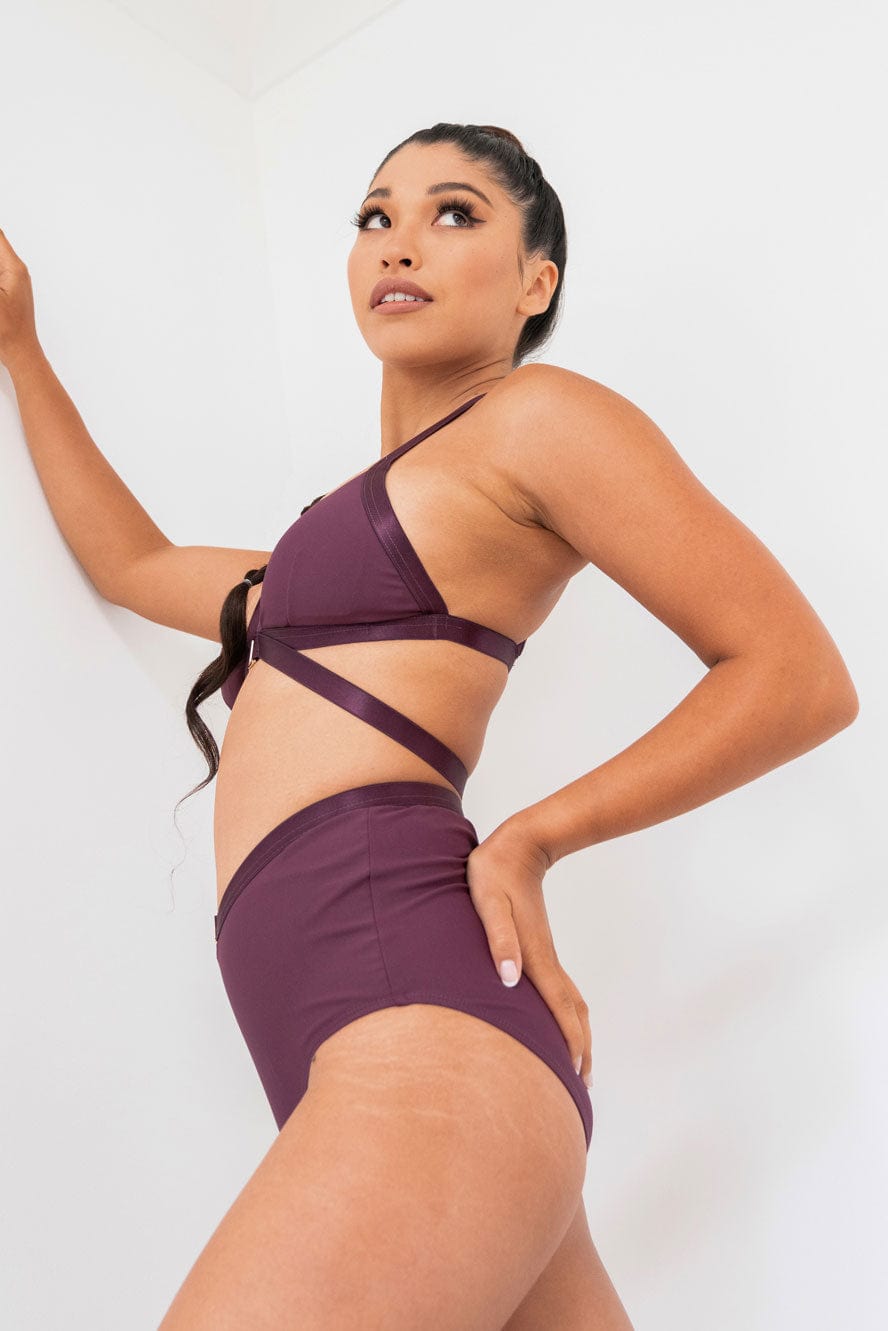 Lunalae Tops Jemma Top Recycled- Mulberry