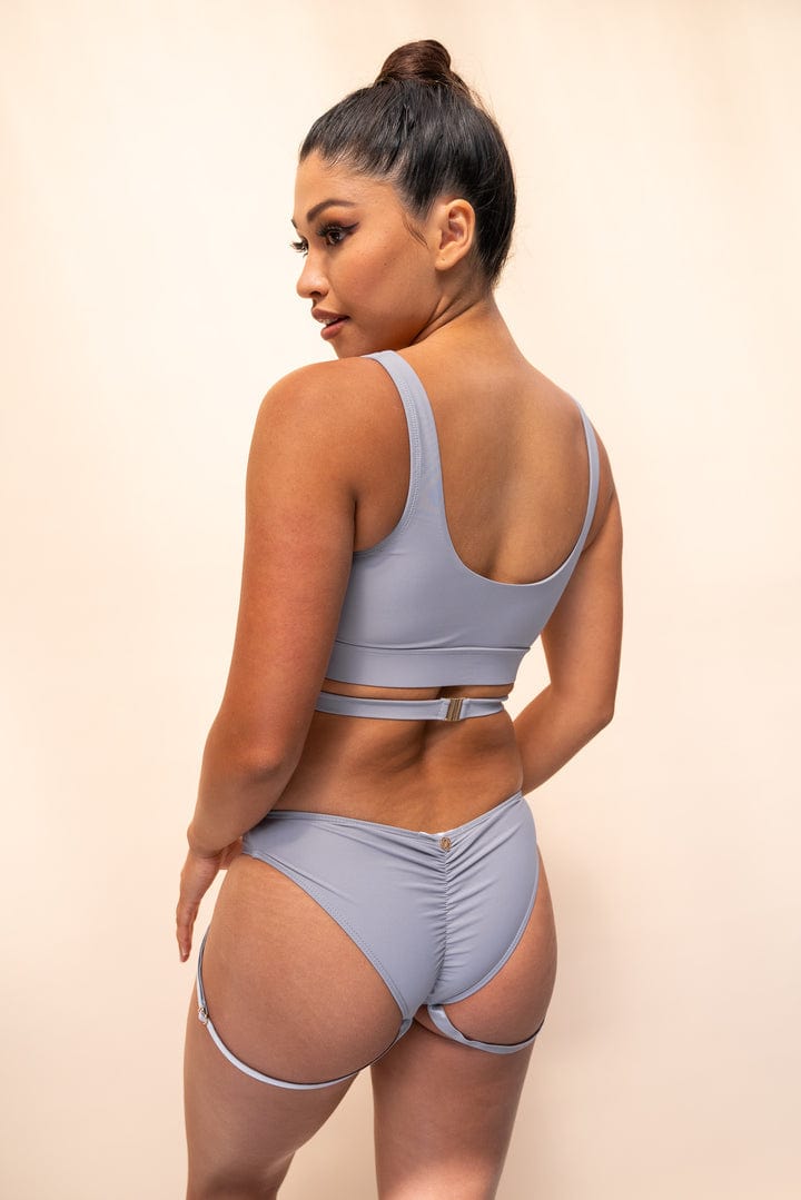 Lunalae Tops Kehlani Top Recycled- Grey/Lavender
