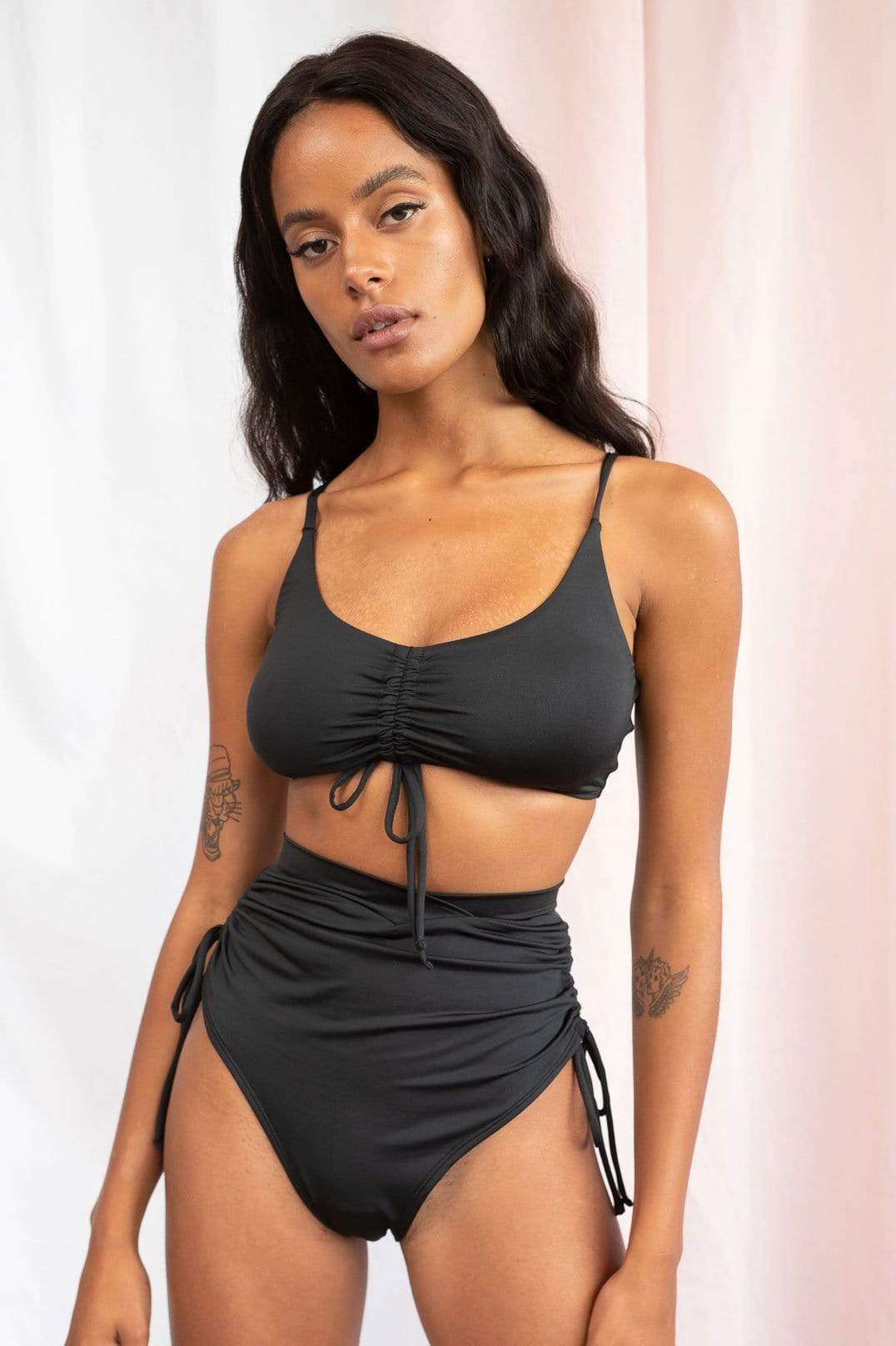 Lunalae Tops Layla Top Black Recycled