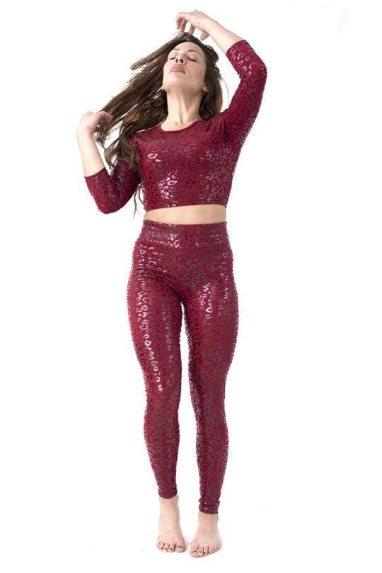 Paradise Chick Top Top Sticky Superhero Leopard Cherry