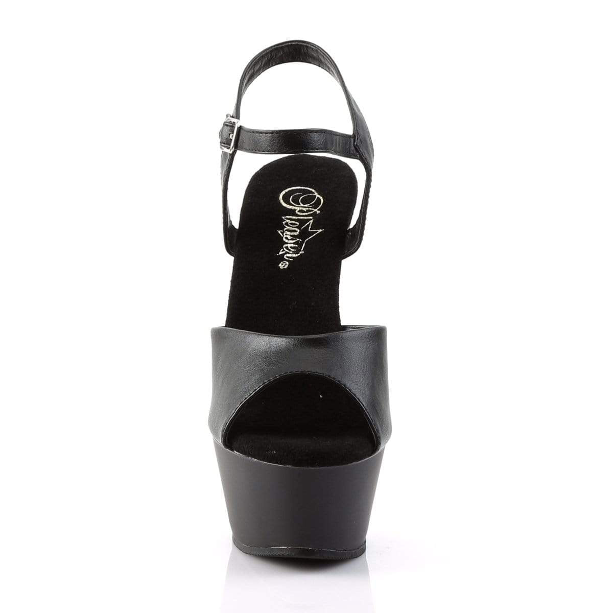 6" Heel, 1 3/4" PF 6" - 6 1/2" Heel Blk Faux Leather/Blk Matte KISS209/BPU/M