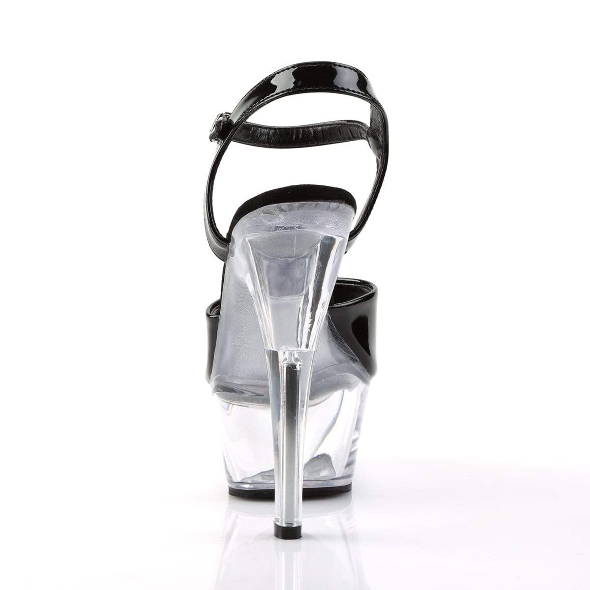 6" Heel, 1 3/4" PF 6" - 6 1/2" Heel Blk Pat/Clr KISS209/B/C