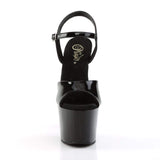 7" Heel, 2 3/4" PF 7" - 7 1/2" Heel Blk Pat/Blk SKY309/B/M