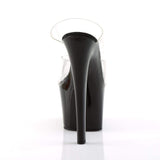 7" Heel, 2 3/4" PF 7" - 7 1/2" Heel Clr/Blk SKY302/C/B