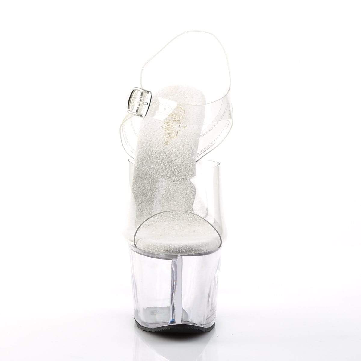 7" Heel, 2 3/4" PF 7" - 7 1/2" Heel Clr/Clr SKY308/C/M