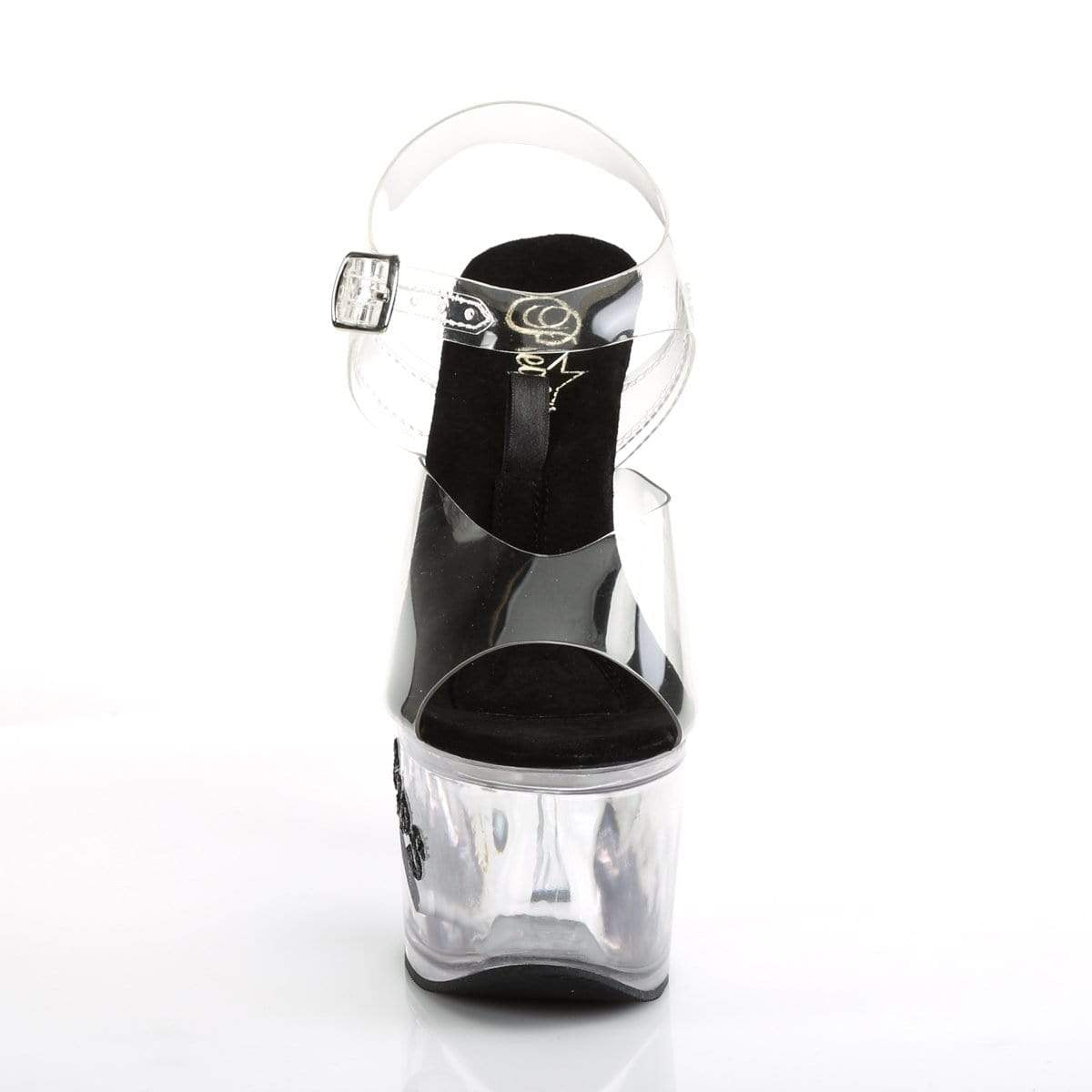 Tipjar 708-5 Clear/Black Footbed
