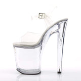 8" Heel, 4" PF 8" Heel Clr/Clr XTM808/C/M