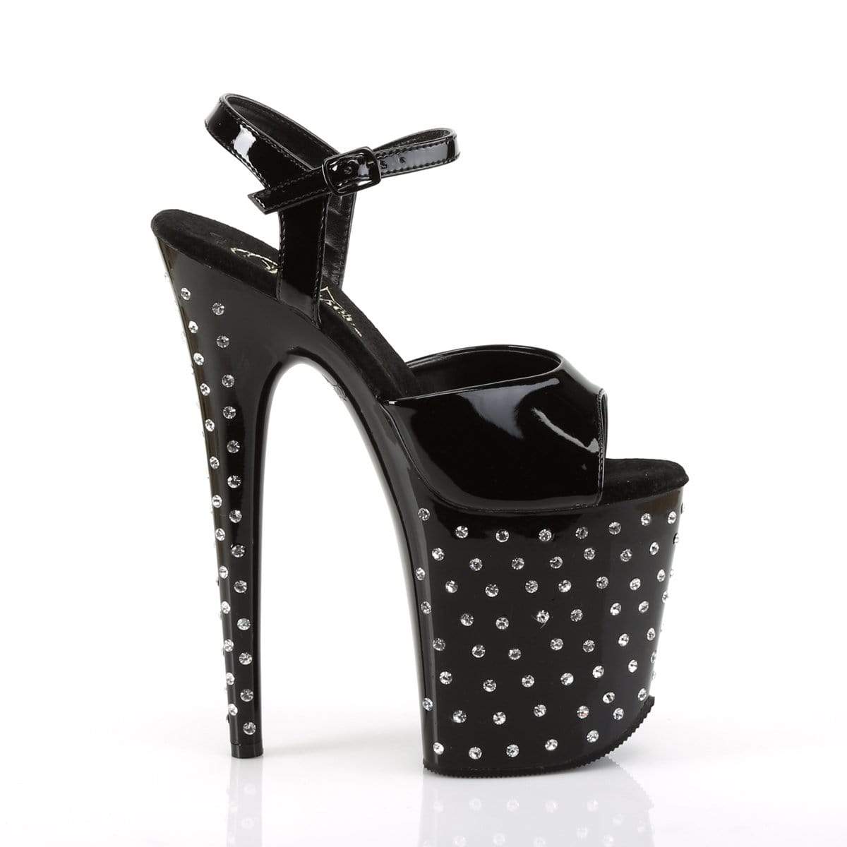 8" Heel, 4" PF Specialty Collection Blk Pat/Blk STDUS809/B/M
