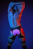 PoleActive Neon Brief Shorts- Reversible
