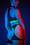 PoleActive Peekaboo Neon Onesie