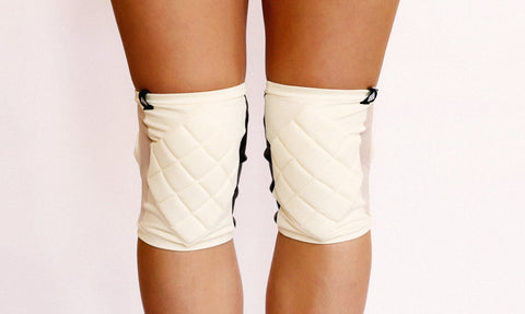 Poledancerka Accessories Poledancerka Knee Pads© Ivory White