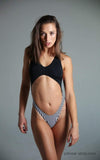 Shark Polewear Bodysuits Vashkelita Black and striped Bodysuit