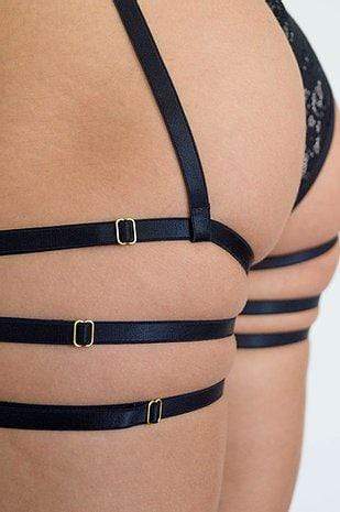 Sorte Accessories "Temptation" Garter Belt - Black Lace