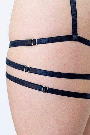 Sorte Accessories "Temptation" Garter Belt - Black Lace