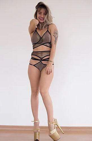Witch Cheeky Shorts - Brown