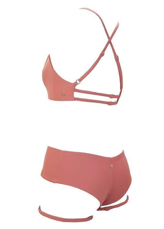 Sway Polewear Bottoms Carla Shorts- Pink Clay