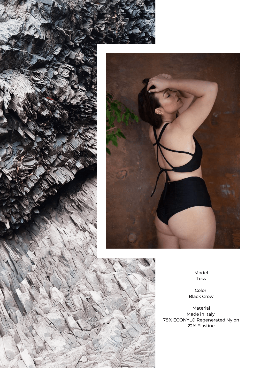 Sway Polewear Tops Tess Top- Black Crow Regenerated